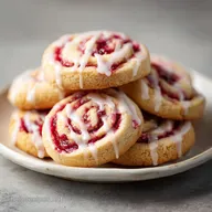 Raspberry Swirl Cookies Delight: Shattering Texture