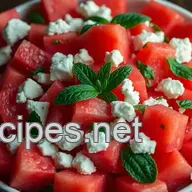 My Go-To Watermelon Feta Mint Salad: Fresh, Juicy & Perfect for Summer
