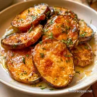 Roasted Eggplant Slices with Parmesan