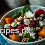 Delicious Golden Beets Recipes: Roasted Beet and Goat Cheese Salad