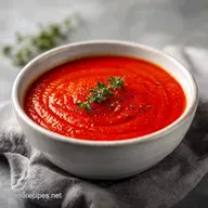 Roasted Red Pepper Soup: Velvety