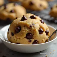 NoBake Chocolate Chip Edible Cookie Dough EggFree