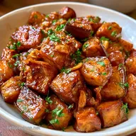 Pan-Seared Sautéed Eggplant with Garlic