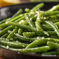 Cooking Fresh Green Beans Lemon Garlic Bliss