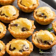 Savory Mushroom Puff Pastry Bites My Easy Gruy&egrave;re Tartlets