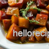 Easy & Savory Roasted Golden Beets with Thyme - A Family Favorite