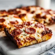 Double Stuffed Sheet Pan Pizza for 10 Servings