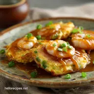 Shrimp Egg Foo Young: Fluffy Patties with Cantonese Gravy