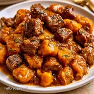 Tender Slow Cooker Butternut Squash Stew