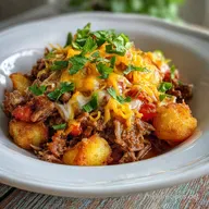 Slow Cooker Cowboy Casserole: Velvety