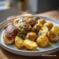 Slow Cooker Parmesan Garlic Chicken for 5 Servings