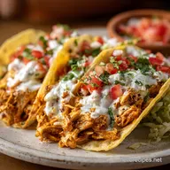 Slow Cooker Queso Chicken Tacos: Creamy & Cheesy