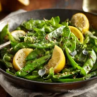Snap Pea Salad with Zesty Lemon Vinaigrette Quick Crisp Vibrant
