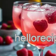 Easy Cocktail Recipes: Sparkling Raspberry Gin Fizz Delight