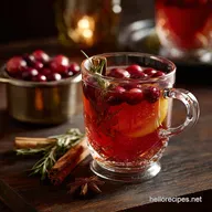 Spiced Cranberry Hot Toddy Cozy Winter Cocktails Easy Syrup Recipe