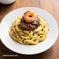 Spicy Blackened Steak Shrimp Alfredo Louisiana Meets Italy