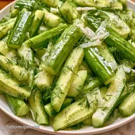 Spicy Dill Pickles in 40 Minutes