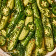 Spicy Refrigerator Pickles Meal Prep