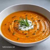 Spicy Roasted Vegetable Soup: Velvety