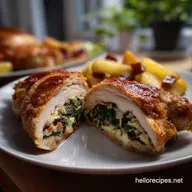 Spinach Stuffed Chicken Breast: Pocket Technique