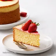 Vanilla Cake with Fresh Strawberry Summer Dream