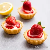 Strawberry Mascarpone Tartlets with Lemon A Zesty Dream