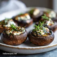 Stuffed Portobello Mushrooms in 35 Minutes