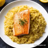 Best Lemon Orzo Skillet Salmon A Winter Warmer