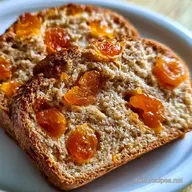 Sweet Dried Apricot Bread in 70 Minutes