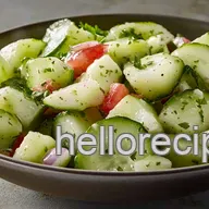 Grandma's Sweet & Tangy Cucumber Salad Recipe