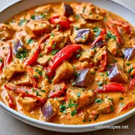 Thai Red Curry Eggplant with Coconut Milk