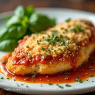 The Golden Crumb Crispy Chicken Parmesan Recipe