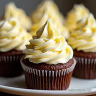 The Ultimate Fluffy Buttercream Icing for Cupcakes Vanilla Chocolate Split
