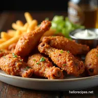The Seriously Crispy Baked Chicken Wings Pub Perfection