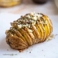 Garlic Herb Hasselback Potato Recipe Crispy Perfection