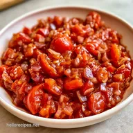Tomato Red Onion Relish in 55 Minutes