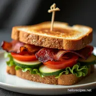 The Ultimate BLT Sandwich Crispy Bacon Homemade Garlic Mayo