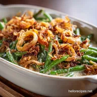 Green Bean Casserole: The Ultimate Homemade Recipe with Crispy Shallots