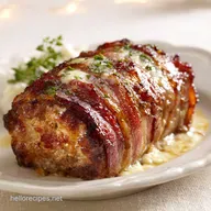 FailProof Bacon Wrapped Meatloaf Stuffed with Mature Cheddar