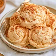 Apple Ice Cream with Coconut Cream
