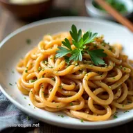 20Minute Vegan Garlic Udon Noodles Buttery Bold