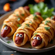 Vegan Mummy Dogs Spooky Halloween Appetizers