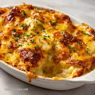 Au Gratin Potatoes Recipe: Velvety Cheddar Gruy&egrave;re Bake