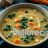 Velvety Kale Soup with a Creamy Coconut Touch - A Cozy Delight