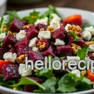 Easy & Delicious Beet Arugula Goat Cheese Salad: A Flavorful Summer Delight