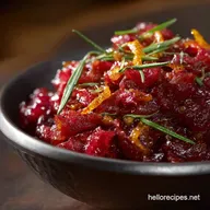Cranberry Relish Recipe: Zesty Orange Ginger Holiday Side Dish