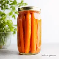 Zesty Pickled Carrots Recipe A Jar of Sunshine