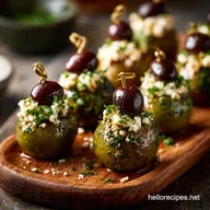 Stuffed Olives: Easy Zesty Feta Recipe for Holiday Appetizers