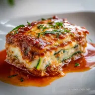 Best-Ever Zucchini Lasagna with Ricotta and Marinara Sauce: Baked