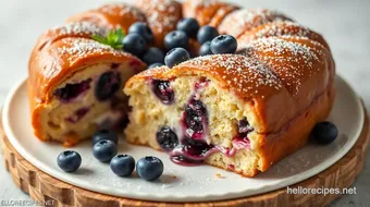 Bake Blueberry Cream Cheese Babka Delight